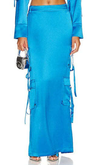 Maelie Skirt in Tropical Blue | Revolve Clothing (Global)