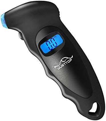 JUSTTOP Digital Tire Pressure Gauge, 150PSI 4 Setting for Cars, Trucks and Bicycles, Backlit LCD ... | Amazon (US)