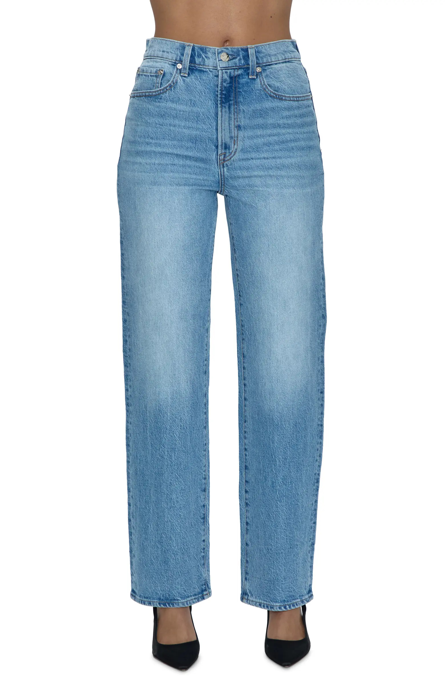 Cassie High Waist Straight Leg Jeans | Nordstrom