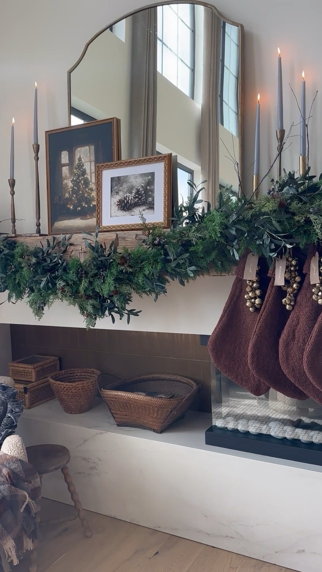 This years Holiday mantel! Comment mantel for links!!

I am totally obsessed with this years Holiday mantel. I had this vision in my mind of something that not only looked super organic and curated, but that also looked like I went foraging in the forrest to create it! I used 6 total garlands to create this look. With 3 different garland varieties ! The varieties of garland I used are cedar, olive and one mixed cypress berry garland! I’ll be sharing my step by step tutorial for how I created this look tomorrow so be sure to stay tuned. 

What do you think? I’m so proud and love it very much!

#holidayhomeinspo #holidaydecor #howiholiday #christmasdecor #christmasiscoming 

#LTKSeasonal #LTKHoliday #LTKhome