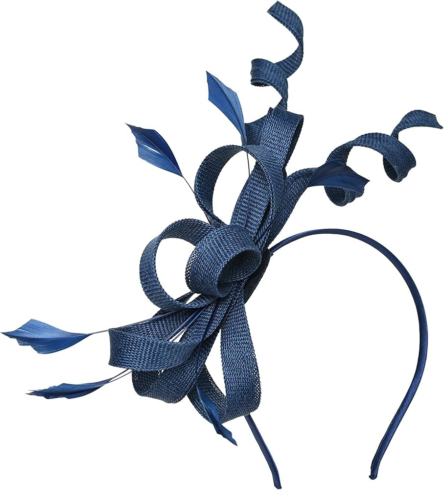 Zivyes Fascinators Hat for Women Tea Party Headband Derby Wedding Flower Mesh Veil Fascinator | Amazon (US)