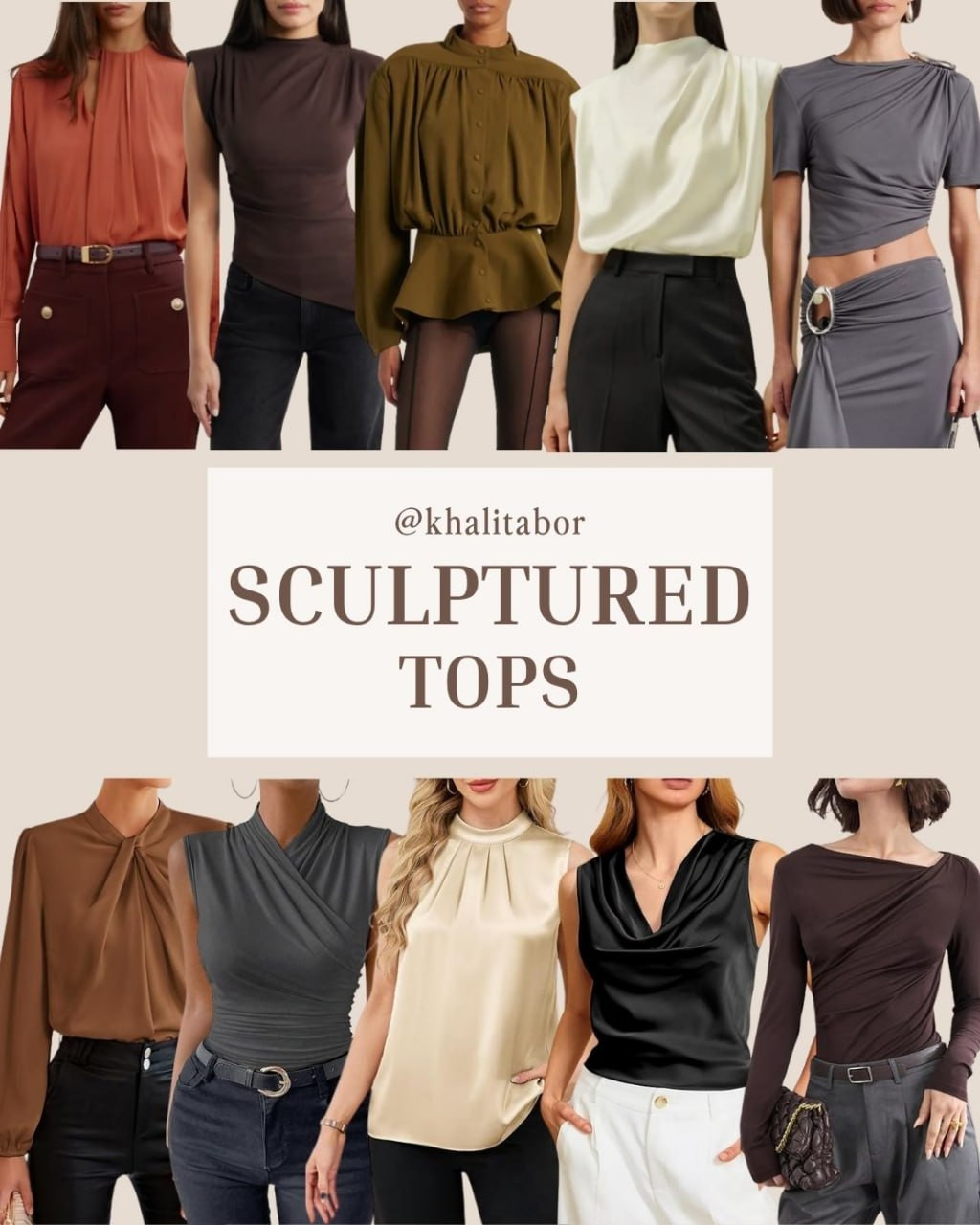 Sculpted tops are the easiest way to look put together 🤍 Flowy, draped, and flattering for everyday wear or dressing up.

// Womens Top, Womens Fashion, Womens Outfit, Fashion Finds, Casual Tops 

 #LTKdayinmylife #LTKootd #LTKSeasonal