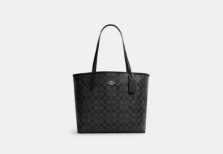 City Tote In Signature Canvas | Coach Outlet