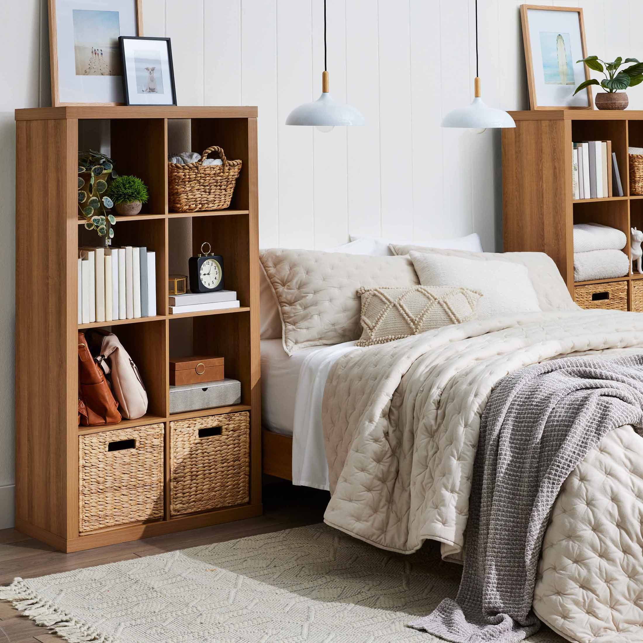 Better Homes & Gardens 8 Cube Storage Organizer, Light Honey | Walmart (US)