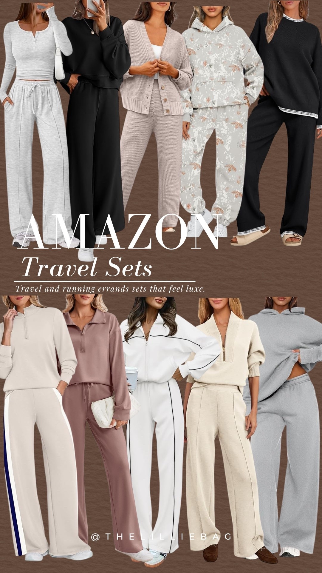 Amazon travel and running errands sets!🤍 

Travel outfit. Matching sets. Amazon finds  

#LTKootd #LTKTravel #LTKFindsUnder50