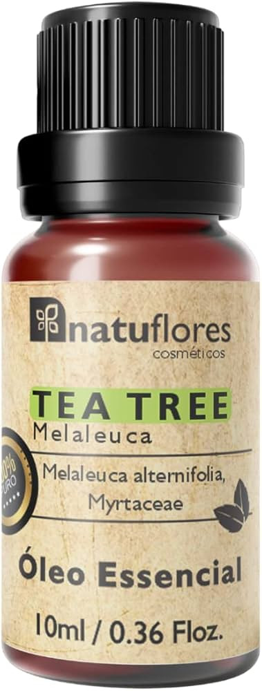 Óleo Essencial Tea Tree Melaleuca Natuflores 100% Puro 10ml | Amazon (BR)