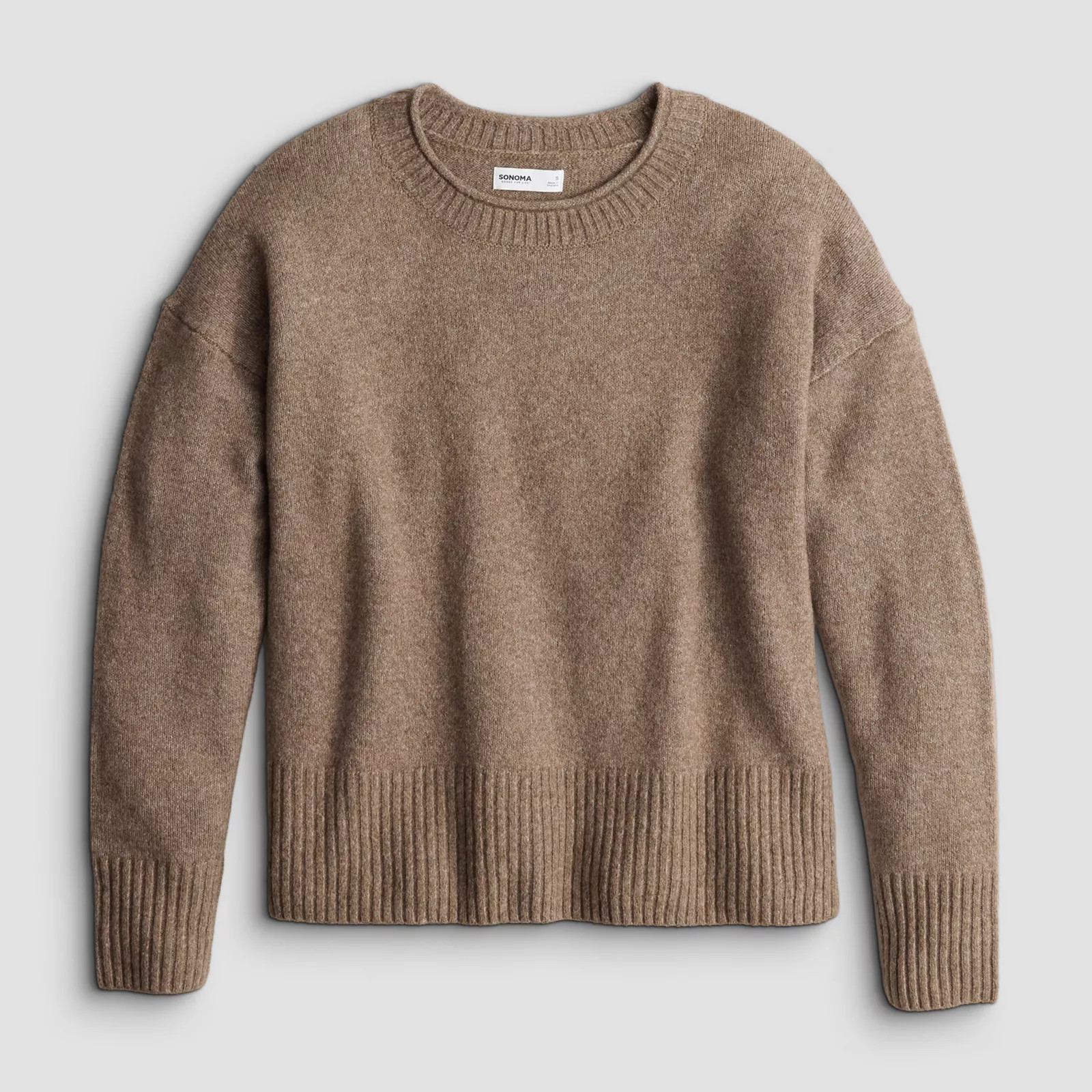 Women's Sonoma Goods For Life® Lightweight Rollneck Sweater, Size: Large, Gray Plum Stripe | Kohl's