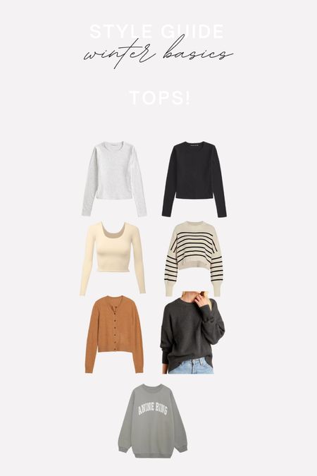 Must-have tops for winter! 