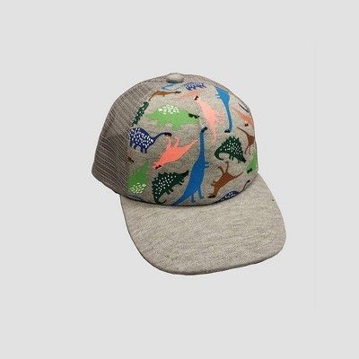 Baby Boys' Dino Baseball Hat - Cat & Jack™ Gray | Target