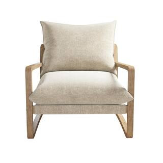 DHP Yazmin Ivory Linen Sling Accent Chair DE57836 - The Home Depot | The Home Depot