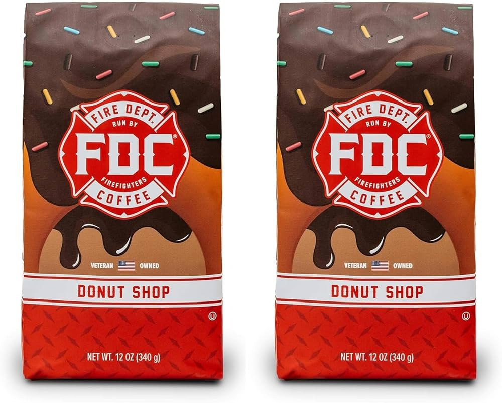Fire Department Coffee - Gives Back to Firefighters - Donut Shop Ground Coffee - Sweet & Smooth -... | Amazon (US)