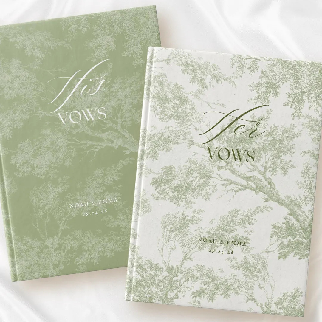 Customizable Vow Books For Wedding Unique His And Her Vow Books Timeless Personalized Wedding Kee... | Etsy (Global)