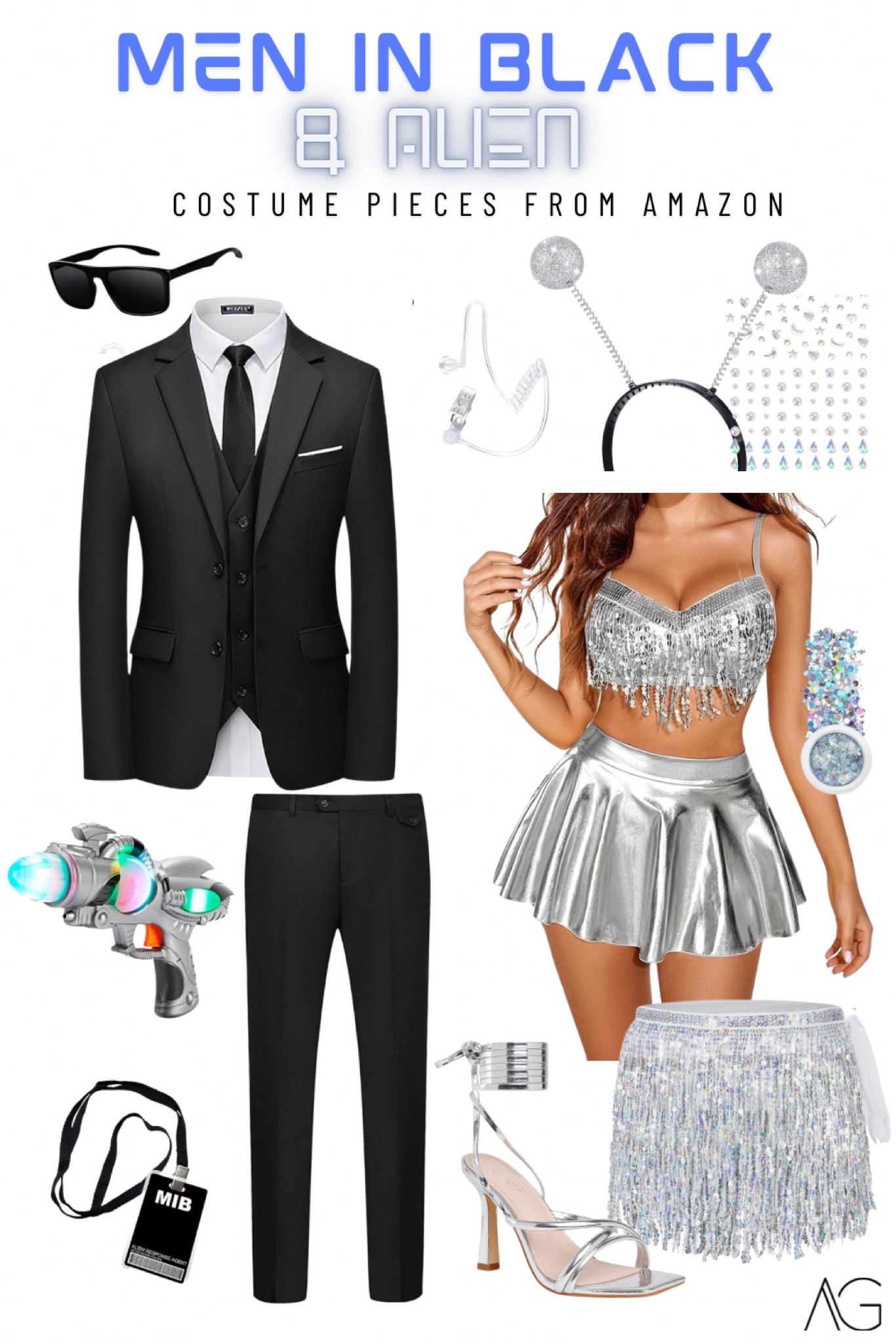 Men in Black and Alien couples Halloween costume! Perfect dynamic duo that is unique and easy! 👽

#amazon #alien #halloween #couples #costume #meninblack #party #easy #unique



#LTKHalloween #LTKSaleAlert #LTKParties