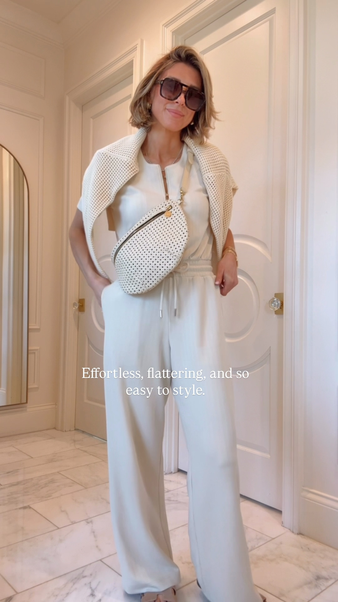 Effortless, flattering, and so easy to style. The one jumpsuit you need for spring/summer 