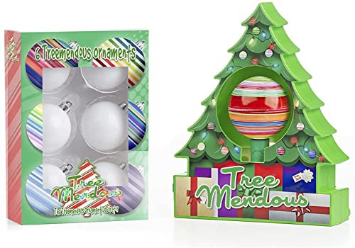 The Treemendous Ornament Decorator - Christmas Tree Ornament Decorating Kit & 6 Pack Ornament Combo Pack - Holiday Arts and Crafts Activity for Kids Ages 3 and Up | Amazon (US)