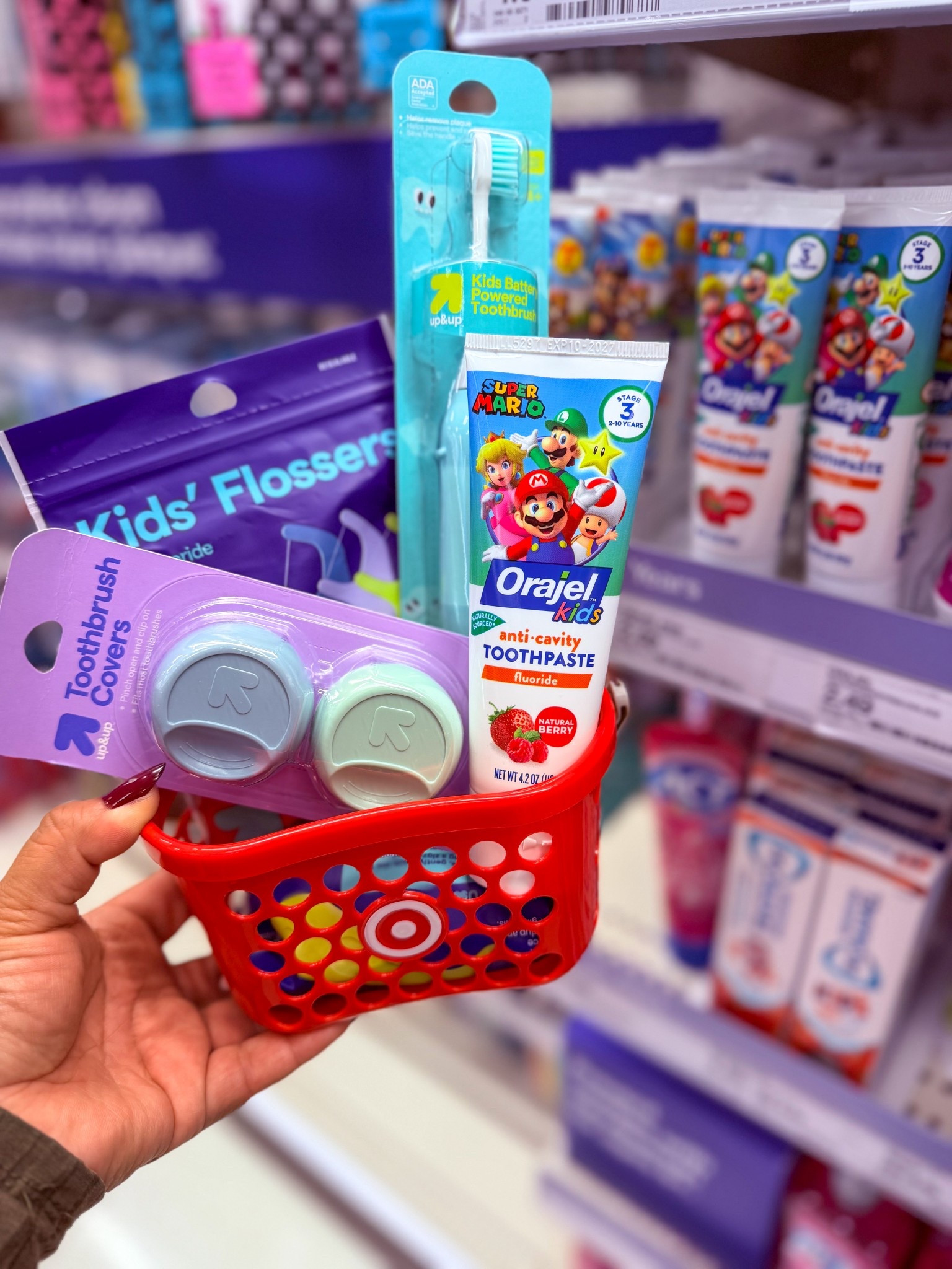 #OrajelPartner @OrajelOfficial Orajel ™ Kid's Super Mario ™ Fluoride Toothpaste protects against cavities, helps strengthen enamel and keeps gums healthy! 
Find them in the oral care aisle at Target or Target.com! ❤️
Comment SHOP to receive a dm with the link 🔗 

#Targetkiddos #Orajel #OrajelKids #targetfinds #stockingstuffers #Target