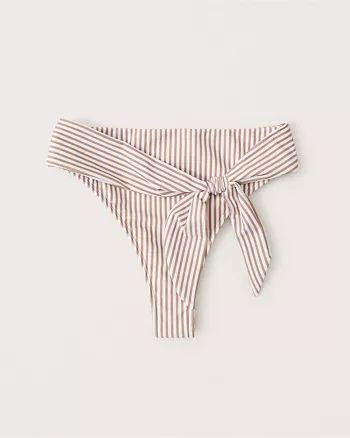 High-Waist Cheeky Bikini Bottoms | Abercrombie & Fitch (US)