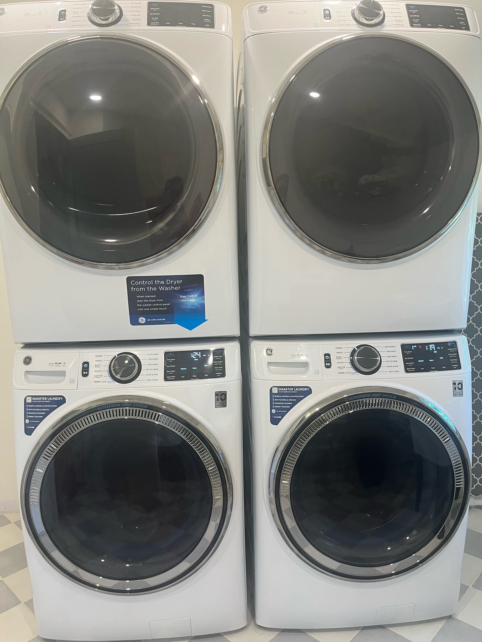 Shop our washer and dryers! We are obsessed!