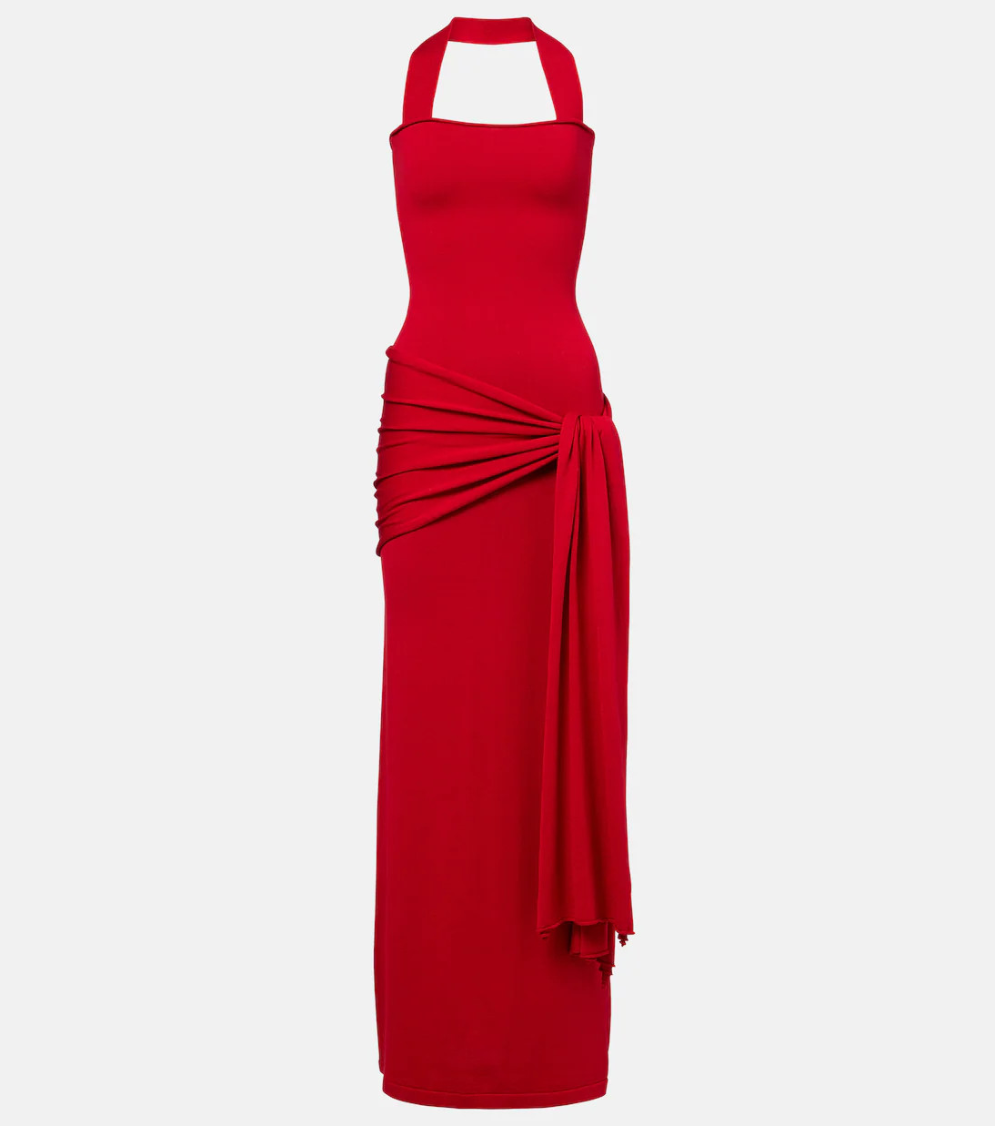 Knitted silk and cotton maxi dress | Mytheresa (UK)