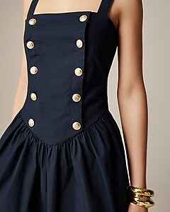 Pre-order Sailor mini dress in stretch cotton poplin | J. Crew US