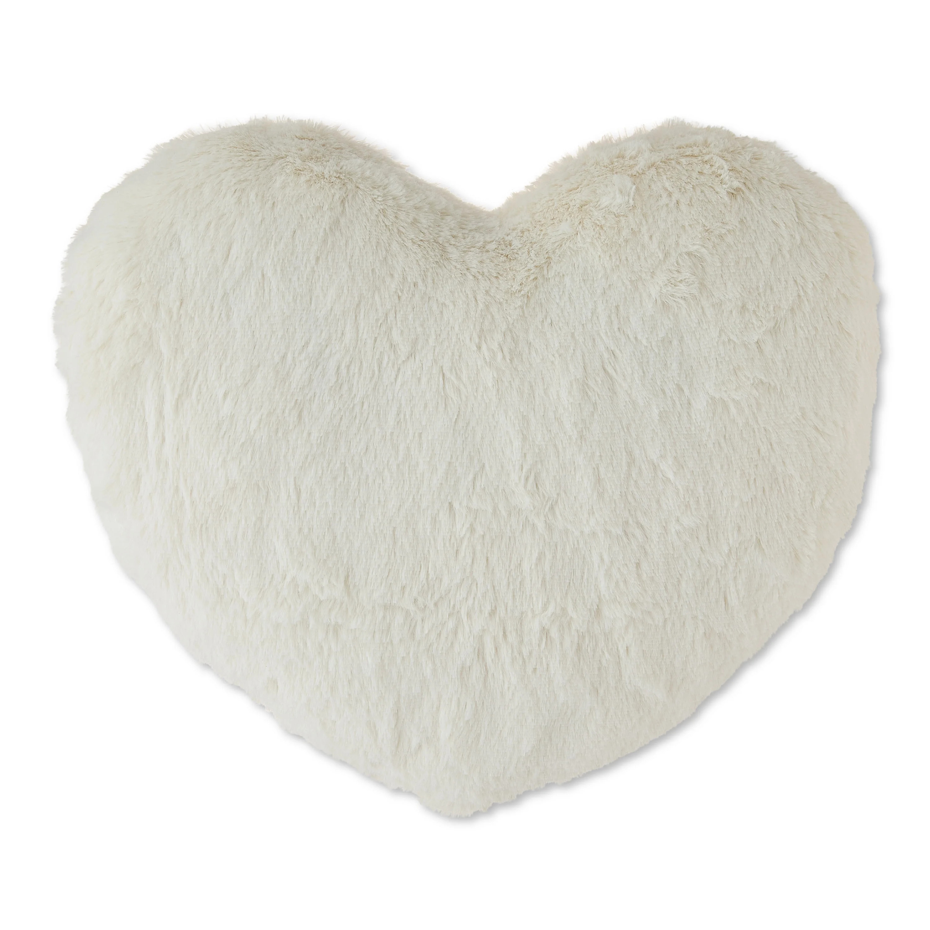 Heart-Shaped Decorative Pillow, White, 12" x 13", Valentine's Day by Way To Celebrate | Walmart (US)