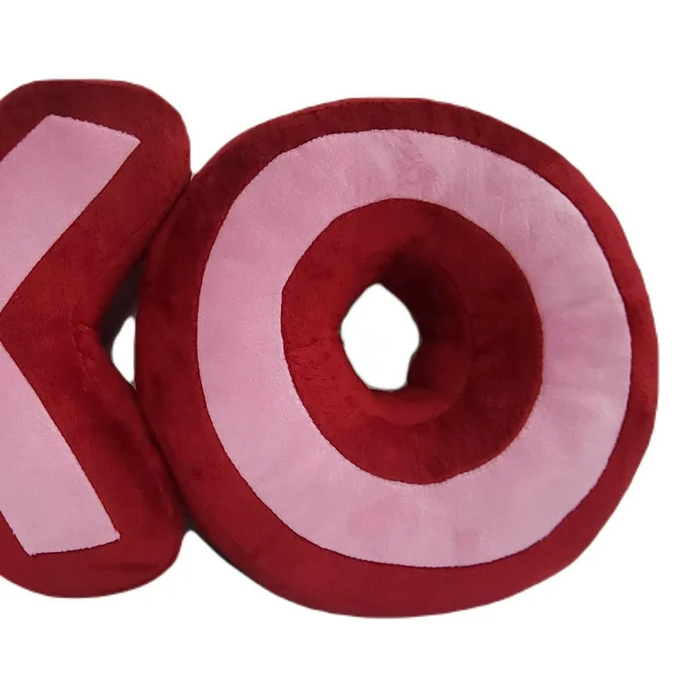 Valentine's Day 12 in XO Red and Pink Pillow, by Way To Celebrate - Walmart.com | Walmart (US)