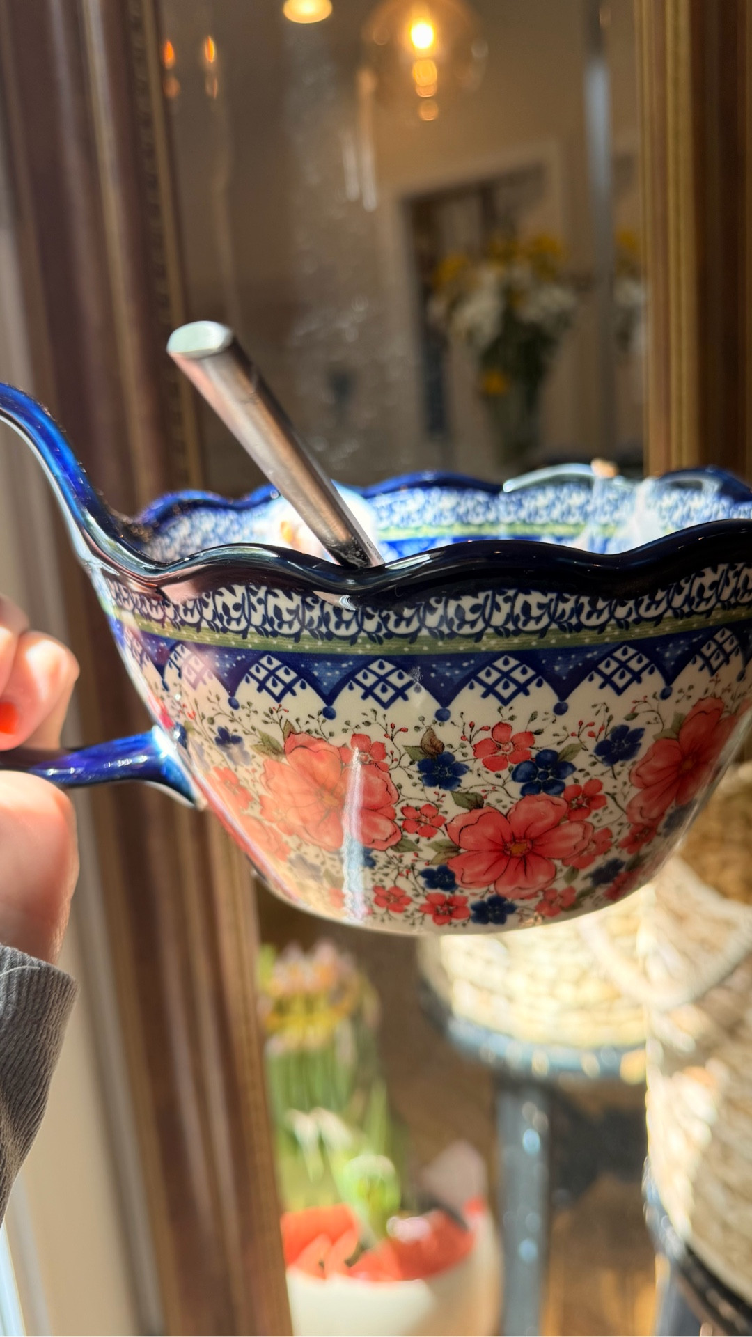 If you know me, you know I eat out of a bowl 98% of the time. I love making rice bowl, serving dinner over mashed potatoes, and like right here, yogurt bowls.

This handpicked bowl is absolutely stunning! I love the unique handle and pretty floral design. This bowl is deep and hold 34 oz, perfect for soup, salad or serving side dishes with. Come in a few other painted patterns that make for a fun collection!

#LTKAmazon #LTkKitchenware #gifted #LTKFavFinds

#LTKHome #LTKfoodie