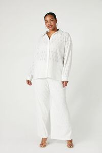 Plus Size Eyelet Shirt & Pants Set | Forever 21 (US)