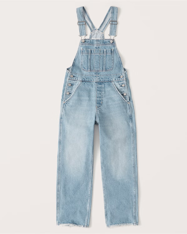 High Rise Overalls | Abercrombie & Fitch (US)