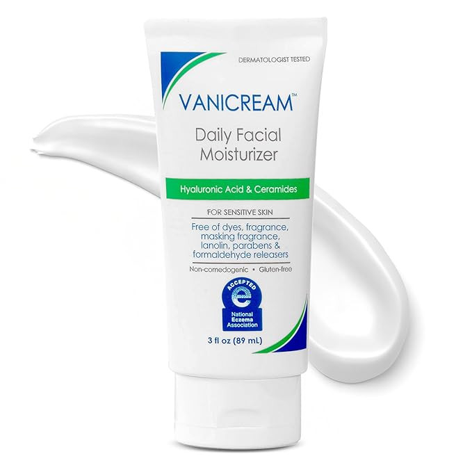 Vanicream Daily Facial Moisturizer With Ceramides and Hyaluronic Acid - Formulated Without Common... | Amazon (US)