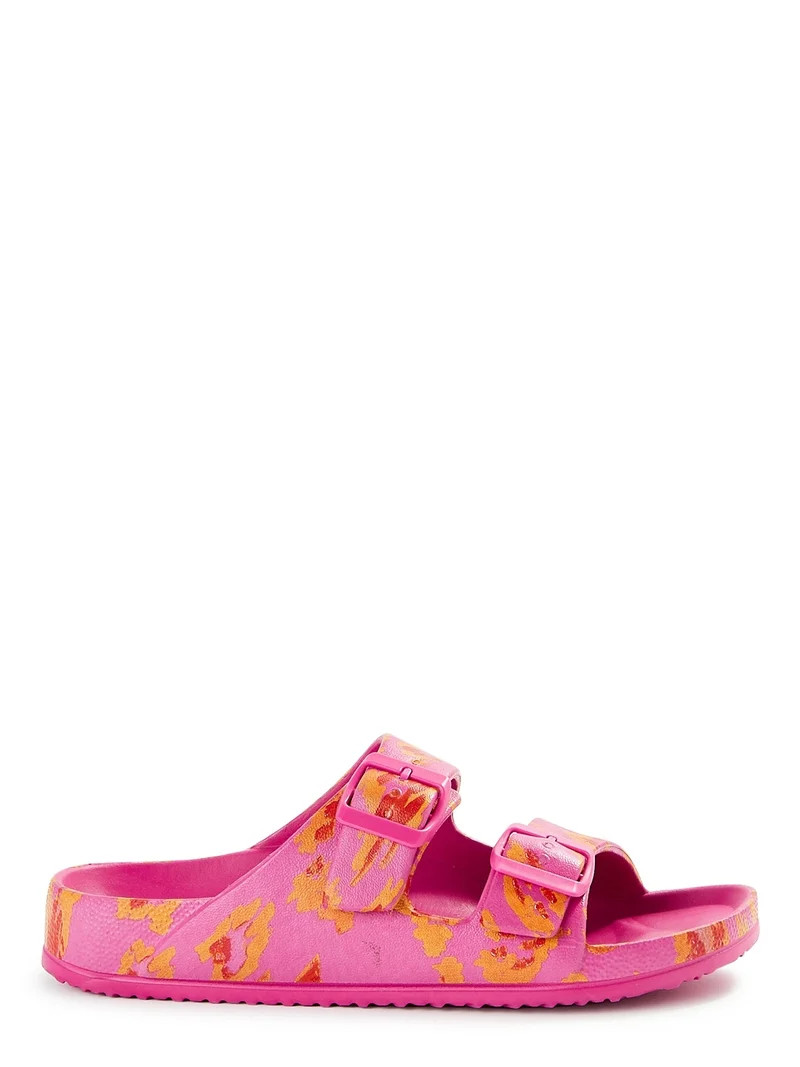 Scoop Women's Slide Sandals with Printed Footbed | Walmart (US)