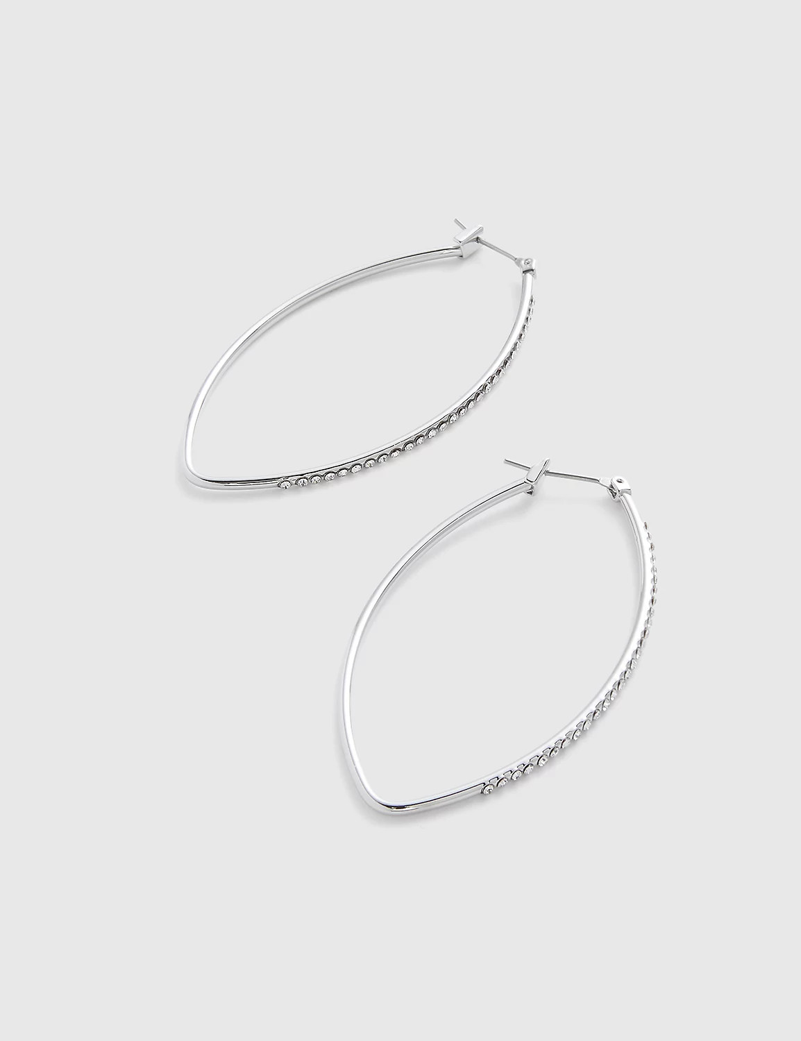Diamond-Shaped Hoop Earrings | Lane Bryant (US)