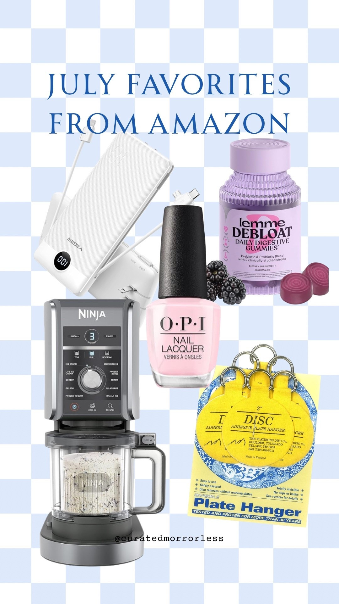 Mostly oldies and repeat purchases except for the creami! I’m obsessed! 

Nail polish
Nude polish
Wellness
Bloating
Travel
Phone charger
Plate hanger 

#LTKFindsUnder50 #LTKBeauty #LTKSaleAlert
