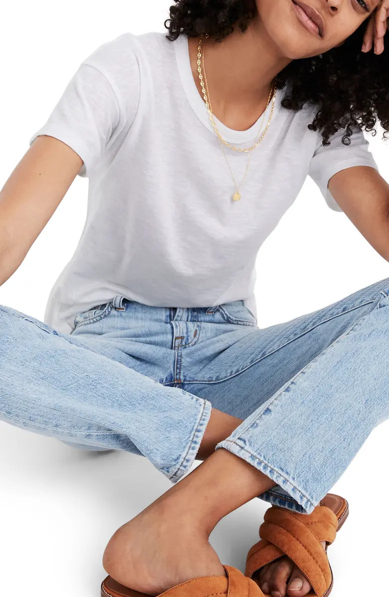 Whisper Cotton Crewneck T-Shirt | Nordstrom