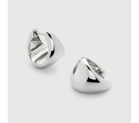 Tapered Small Hoop Earrings | Monica Vinader (US)