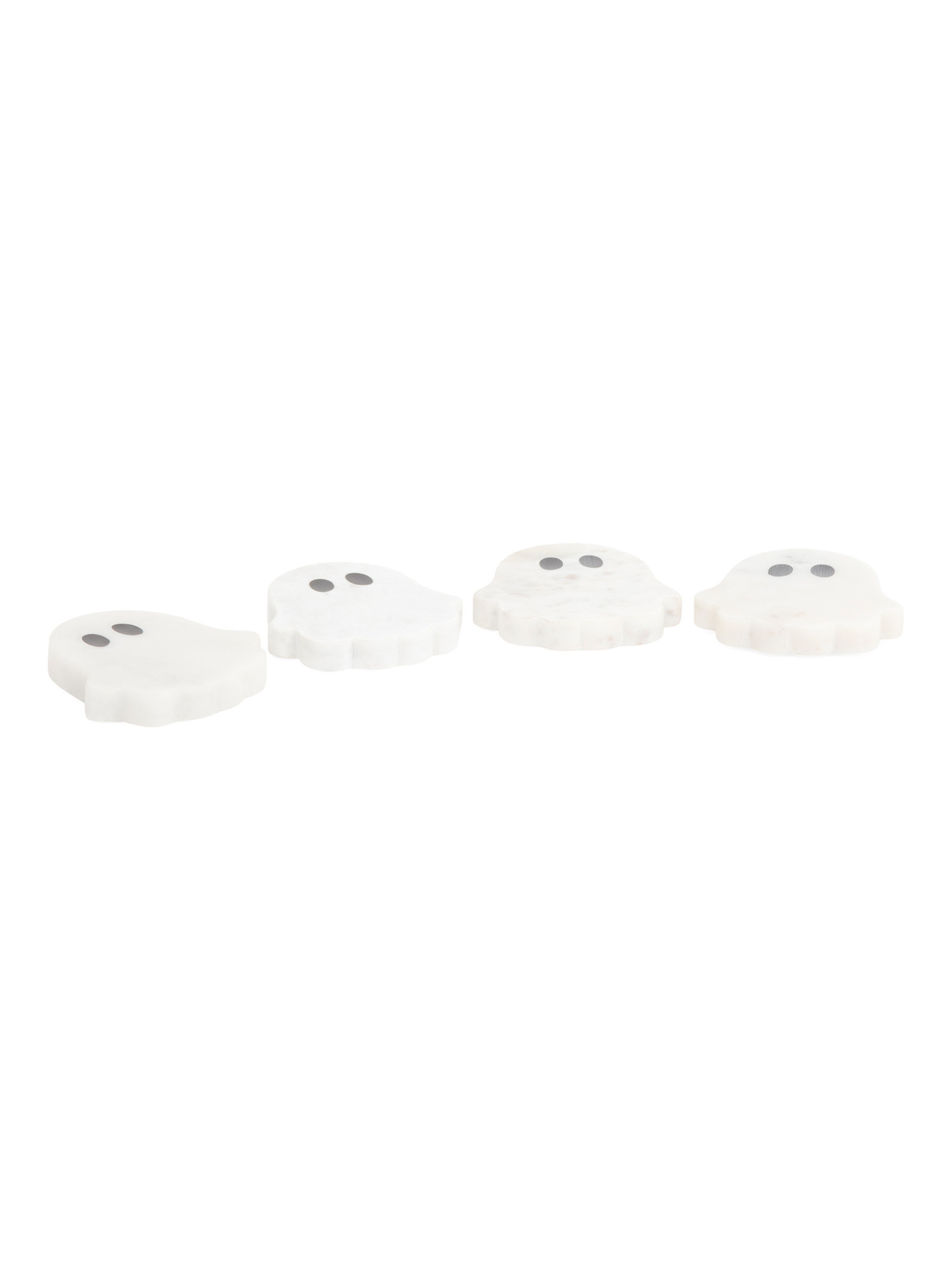 4pk Ghost Shaped Coasters | TJ Maxx