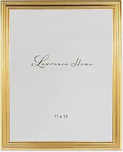Lawrence Frames 11x14 Sutter Burnished Gold Picture Frame (536211) | Amazon (US)