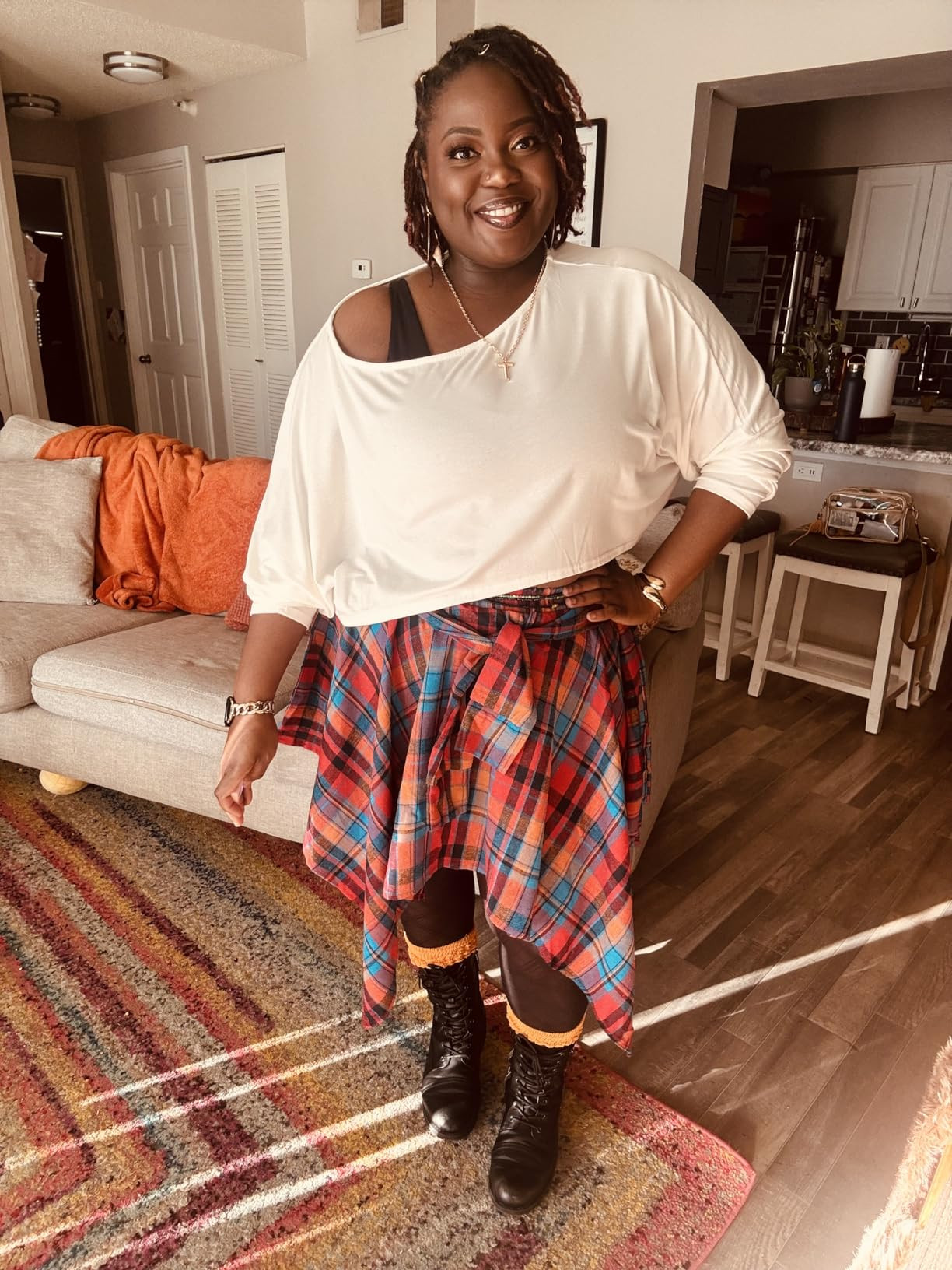 Fisoew Womens Off The Shoulder Cropped Tops Batwing Long Sleeve Loose Fit Summer Boat Neck Workou... | Amazon (US)