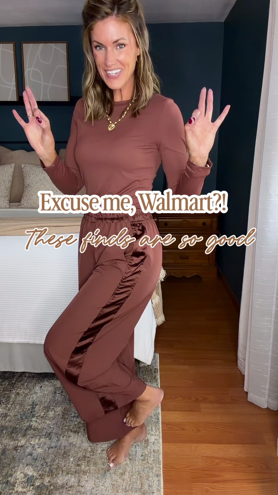 Walmart you continue to surpass my expectations. Quality 👏 Prices 🤯
Wearing small in all pieces. Size down in pants if in between sizes.

#LTKOver40 #LTKSeasonal #LTKActive