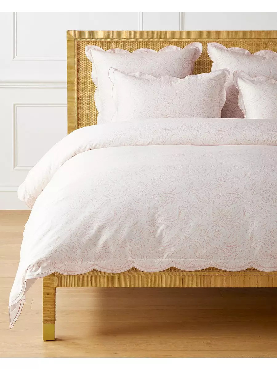 Priano Sateen Duvet Cover | Serena and Lily