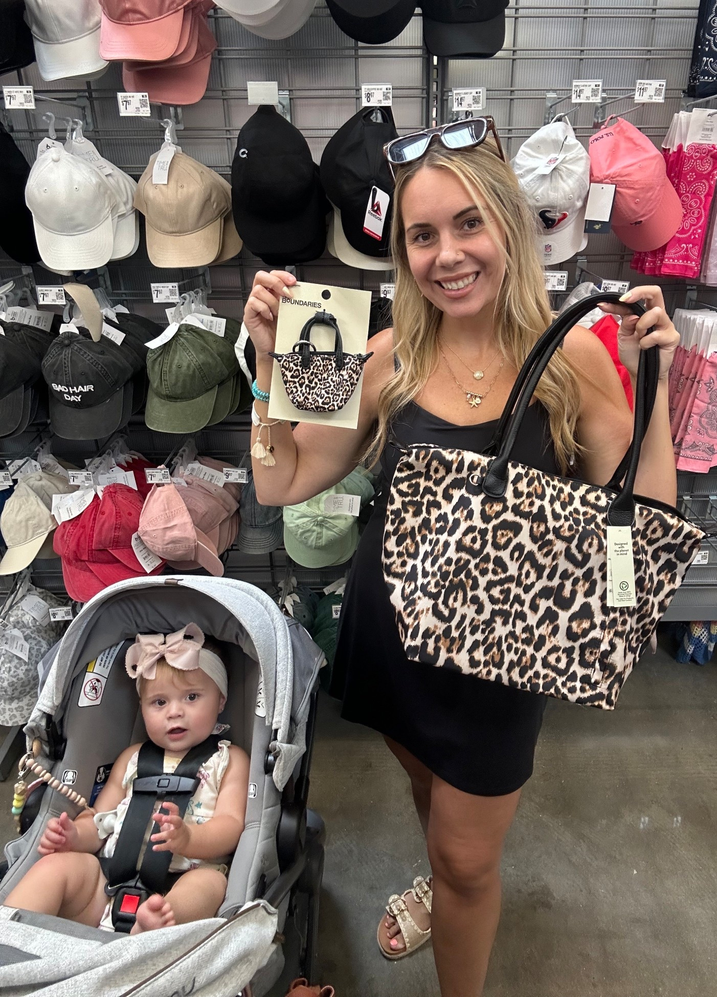 Found some super cute bags At Walmart! Love the mini bag keychains! This bag has a padded pocket for your lap too too! Perfect for college kids. 

#LTKItBag