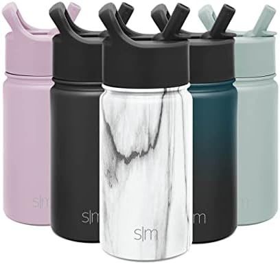 Simple Modern Kids Water Bottle with Straw Lid Vacuum Insulated Stainless Steel Metal Thermos Bot... | Amazon (US)