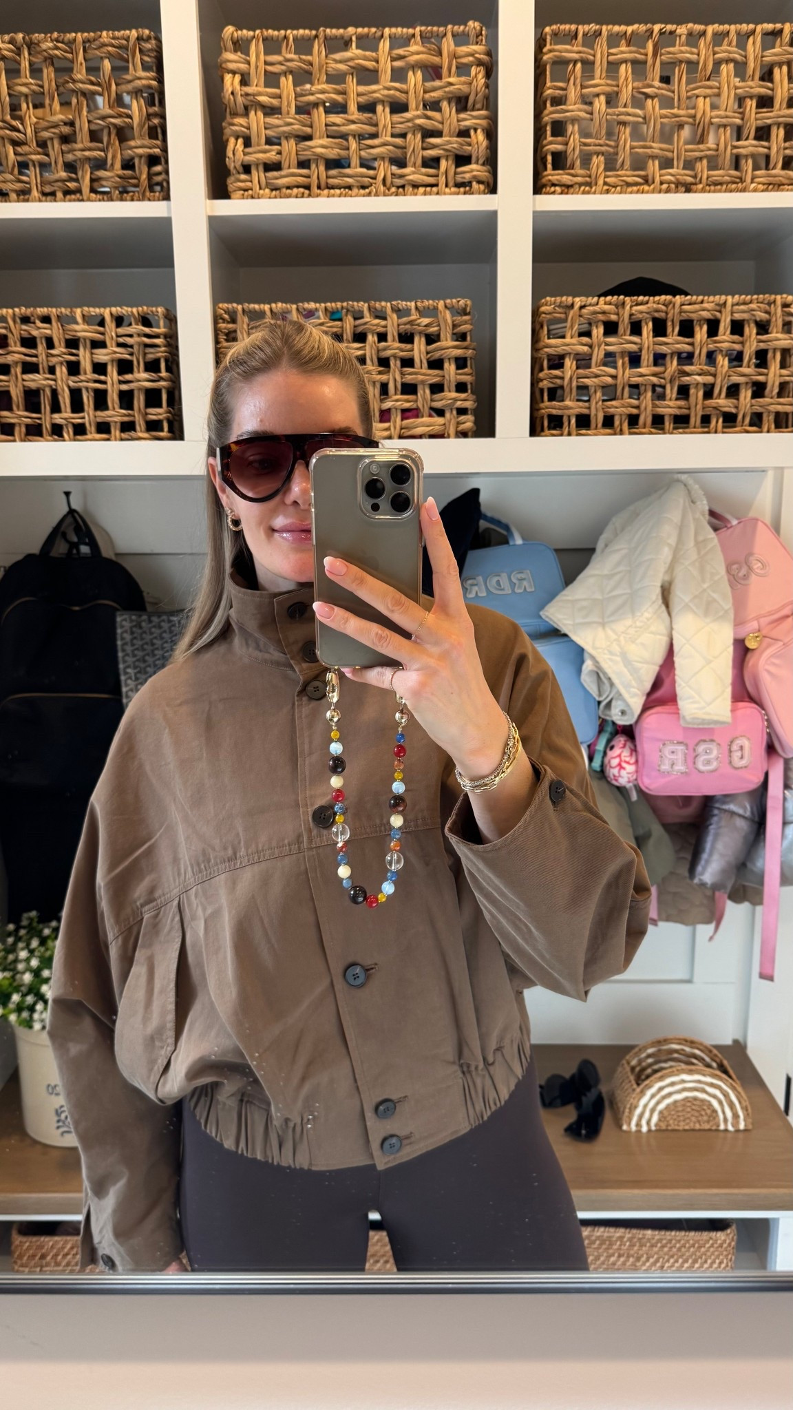 funnel neck 🤝 oversized sunnies 

#LTKmomlife