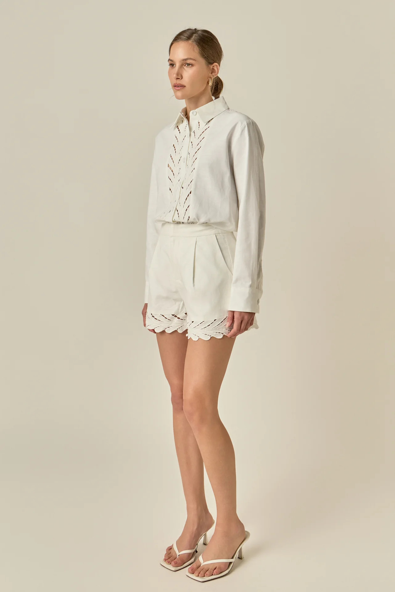 Embroidered Shorts | English Factory