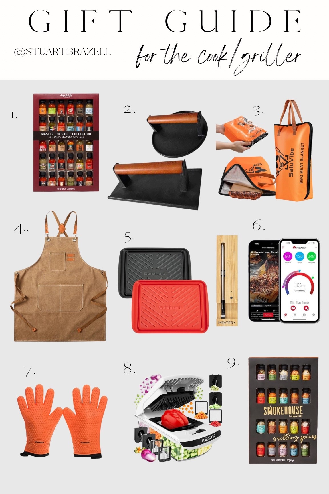Gift guide for the cook or griller 

#LTKGiftGuide #LTKMens