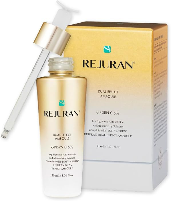 REJURAN\u00ae Dual Effect Ampoule, DOT DUAL c-PDRN\u00ae - Salmon DNA Face Serum for Deep Rejuven... | Amazon (US)