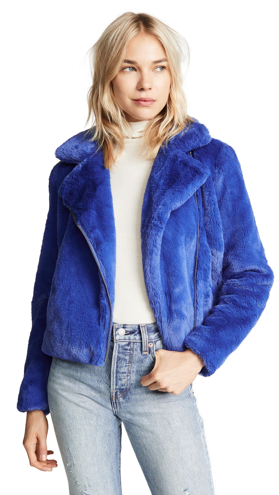 Rebecca Minkoff Henderson Faux Fur Jacket | Shopbop