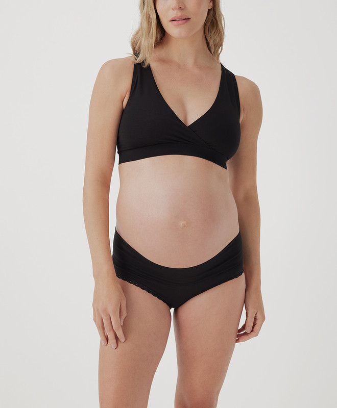Women’s Maternity Foldover Hipster 4-pack made with Organic Cotton | Pact | Pact Apparel