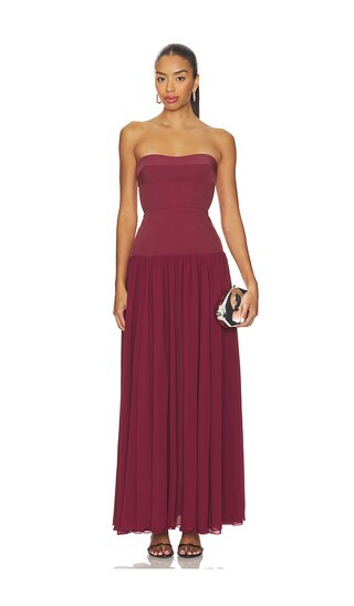 Margot Gown in Plum | Revolve Clothing (Global)