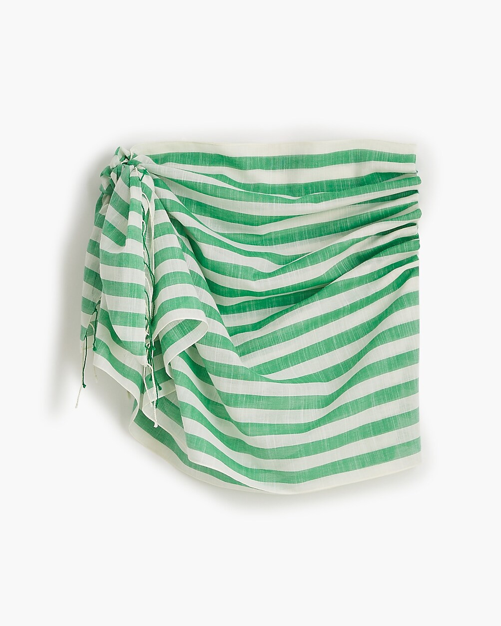 Striped fringe beach sarong | J.Crew Factory